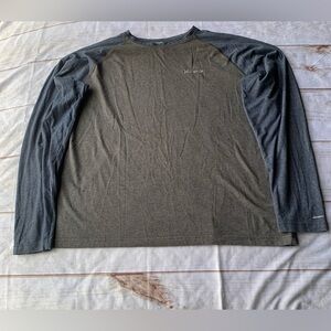 Columbia Gray Blue Long Sleeve Shirt Size XXL